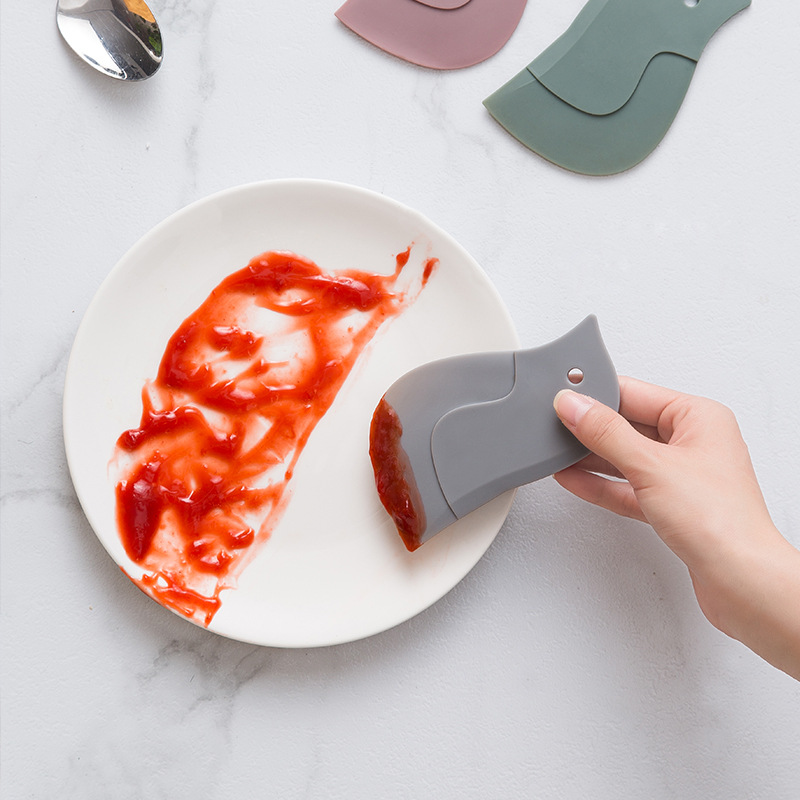 Cute Penguin Silicone Scraper – Multi-Purpose Kitchen Cleaning Tool